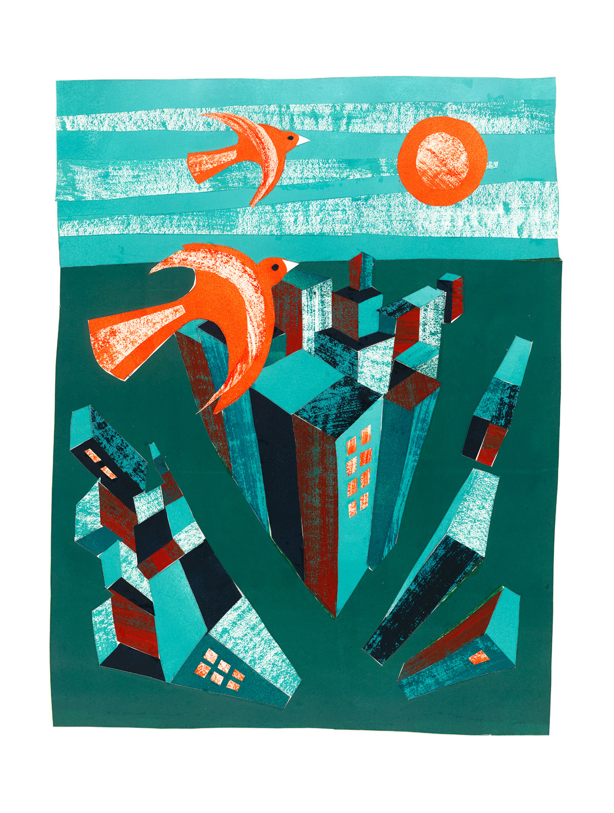 Artprint: Stad in stilte