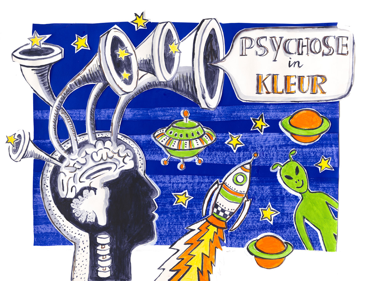 Illustratie: Psychose in kleur