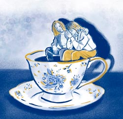 ‘Bakkie troost’, illustratie voor ‘Werken aan Herstel’